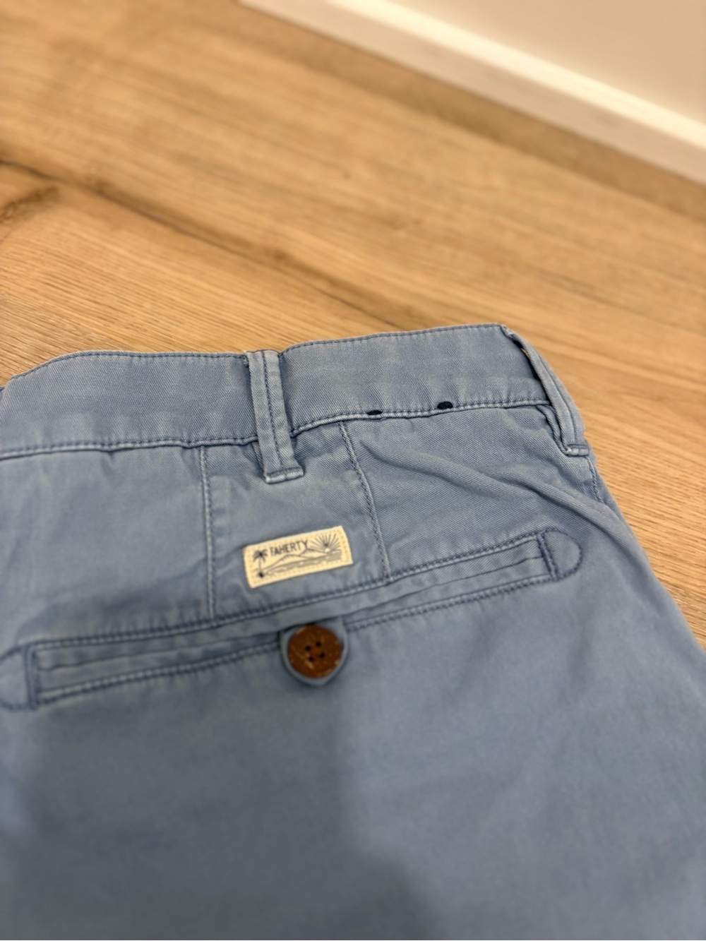Men’s Faherty Blue Shorts Size 32 - Picture 4 of 5
